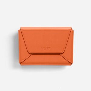 MOFT Terra-cotta Orange Leather Foldable Wallet Sleeve